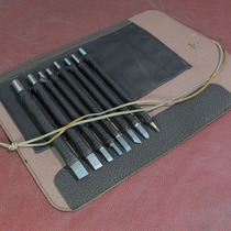 Self-made tungsten steel seal carving knife stone carving tool set eight hard alloy