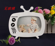 Cartoon 7 inch TV set photo frame Cartoon childrens creative European studio art photo frame wall