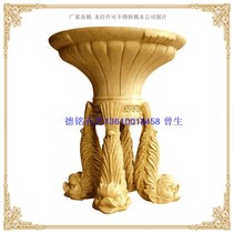 Sandstone flower pot Sandstone Flower Bowl sand rock sculpture relief European sand rock vent fountain water fountain flower pot