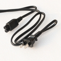 Original power cord 0 75 copper core 8 word power cord 2 holes projector digital camera notebook charger