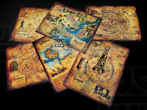 Lord of the Rings Lord of the Rings Middle-earth City Castle Atlas Set 6 Poster Decorative Paintings