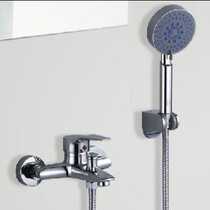 Shower toilet core simple shower 4-piece set wall-mounted bathtub solar faucet