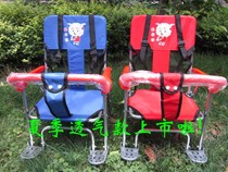 Promotion front and rear dual seat bicycle folding car electric car baby seat child seat