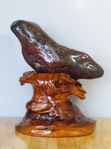 Natural Guilin chicken blood jade water raw stone dragon victory strange stone original stone ornamental stone ornamental stone ornamental stone ornamental bird