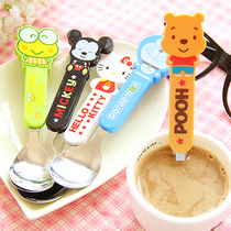 3680 Cartoon Stainless Steel Spoon Spoon Rice Spoon Soup Spoon Children Spoon Watermelon Spoon Sweet Spoons