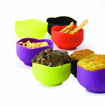 $4 Creative New Gift American Big Card SNJ Silicone Bowl Children Small Snacks Dessert Cookies