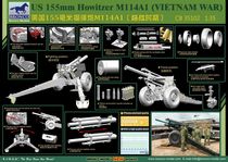 Wei Jun Model CB35102 1 35 US Vietnam War M114A1 155mm howitzer