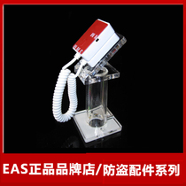 Mobile phone burglar-proof chain display stand crystal experience desk bracket acrylic mobile phone anti-theft 3m adhesive glued to the apple