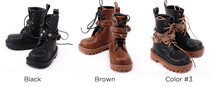 (Special stock)BJD SD doll shoes 1 4 1 3 Uncle strap mens shoes black brown