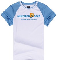 Tennis sweat-absorbing quick-drying short-sleeved four Grand Slam Australian Open US Open Wimbledon French Open t-shirt jersey Jersey sports fabric