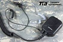 TRI PRC-152 Multi-function Tactical Hand Microphone _ with Air Duct _ High and low volume THALES 148
