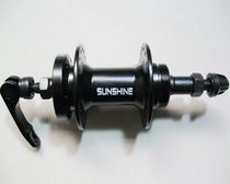 Mountain bike card disc brake quick-release rotary aluminum alloy hub shaft leather can be equipped with 6-speed 7-speed rotary Tower flywheel