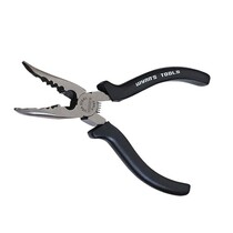 Power lion 6 inch multi-purpose pointed nose pliers curved nose pliers fishing pliers C106C