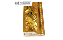 2010 big bright gold (45 m pieces) line cross stitch wood line picture frame solid wood frame photo frame