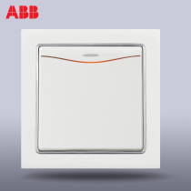 ABB switch socket panel abb Dening series white one-bit control switch with LED light AN164