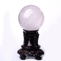 Natural white water crystal ball swing piece wind water polo-water polo-shut home desk Joe moving crystal ball swing piece