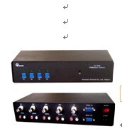 Guangzheng Weichuang computer switcher 4 4 channels video stereo audio selector GZ-401VA