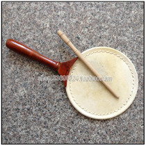 Jufoge Buddha temple dharma Taiwan Cowhide drum Dharma Fan drum*8 inches 21 cm tambourine small