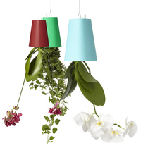 Clear Barn Inverted Sky Garden) Hanging Flower Pots) Top Liquid Reservoir) Double Permeable Design