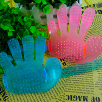 Pet Bath Brush Palm Massage Brush Tools Kitty Dogs Bath Gloves Puppy Cat Cat Five Finger Bath Brush