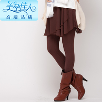 Pregnant Woman Spring Dress New Korea Pregnant Woman Pants Gestation Woman Dress Spring Autumn Pregnant Woman With Underpants Hitting Bottom Pants Skirt 2219 _