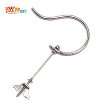 Acacia flower hook Wancharacter cage hook adhesive hook stainless steel barb 44 48 52 54 Acacia cage