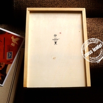 summer Life Wooden Box Color Page Creative Diary Note Book Gift Book