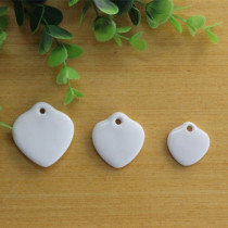  High white porcelain double-sided glazed porcelain pendant(not actually)