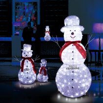 Hua Chi large Christmas Snowman scene Christmas snowman decoration hotel shopping mall children Christmas scene