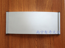 Aluminum alloy room sign blank sign guide sign placard curved aluminum edge 12 * 30cm