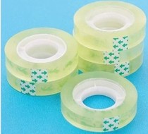 Transparent stationery tape 1 2 1 8 2 4cm 20 yards small tape sealing glue glass glue 4 3 yuan tube