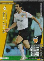 WCCF PANINI flash card 08-09 Spain Valencia WMF4 5 Alberda