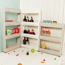 Clip gap storage and finishing frame seam frame pulley movable car kitchen bathroom rack