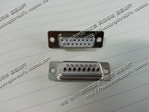 DB15 pin female welding wire DB15 female 15 hole welding head connector RS232 serial port gold-plated D-SUB