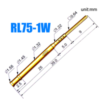 Huarong probe sleeve RL75-1W tail winding diameter 1 32MM needle sleeve test syringe needle holder