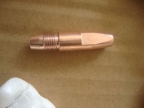 The current goods supply welding robot is high quality and durable with a conductive nozzle