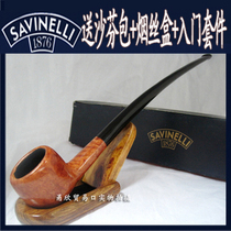 Italian Safin Savinelli Shionamu pipe P124L Chujivaden glossy 901 long pole delivery set