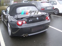 Suitable for carbon fiber BMW 2003-2008 Z4 E85 A modified tail