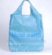  Japanese magazine appendix Solid color thin portable foldable letter shopping bag with small pockets
