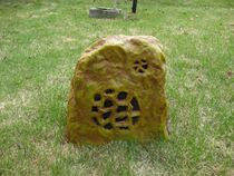 Public Broadcasting Simulation Stone Sound Lawn Speaker Outdoor Waterproof Background Music Broadcasting Speaker