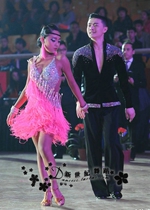 New Century Latin Dance Performance Costume Latin Dance Latin Dance Dress Latin Performance Dress Fluorescent Flutula