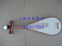 Factory direct national musical instrument mahogany wood shaft wood phase adult pipa clear water polishing box nail tape