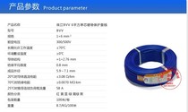 Guangzhou Zhujiang Ring City BVV 6 square 100 m single core hard sleeve wire pure copper bvv power wire