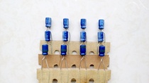 Panasonic 1UF 50V Water Blue Master audio fever capacitor good capacitor is not often