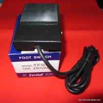 TFS-1 foot switch with 2 meters 3 core wire 10A250V foot switch does not break the iron shell with non-slip mats