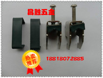 Nickel-plated electrician pipe clamp C-shaped steel accessories Steel connector pipe clamp