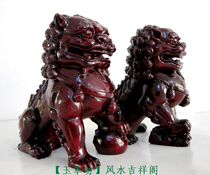 Resin lion desktop ornaments home accessories a pair of furnishings housewarming shop living room study decoration craft gifts
