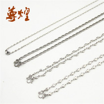 Zun Huang Thai Buddha Medal Titanium Steel Chain Pure Steel Buddha Board Chain Women Money Chain Buddha Card Necklace Shell Pendant Chain