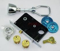 Gentlemans bid card 9472 Harvest plug-in-core lock iron security door old security door open security lock with knobs