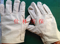 Canvas gloves single layer canvas gloves machinery factory gloves labor protection gloves canvas gloves 10 pairs